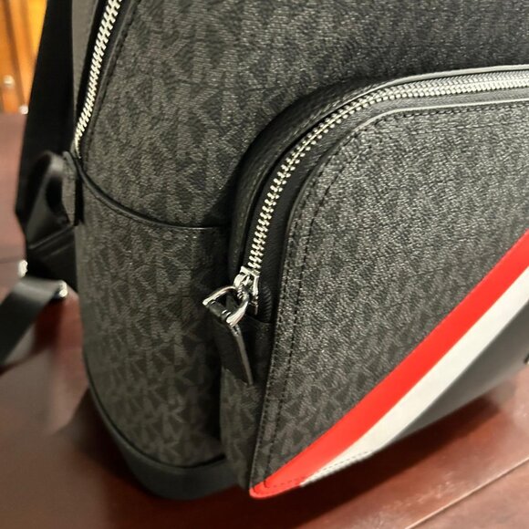 Michael Kors Striped Logo Backpack - Picture 3 of 7